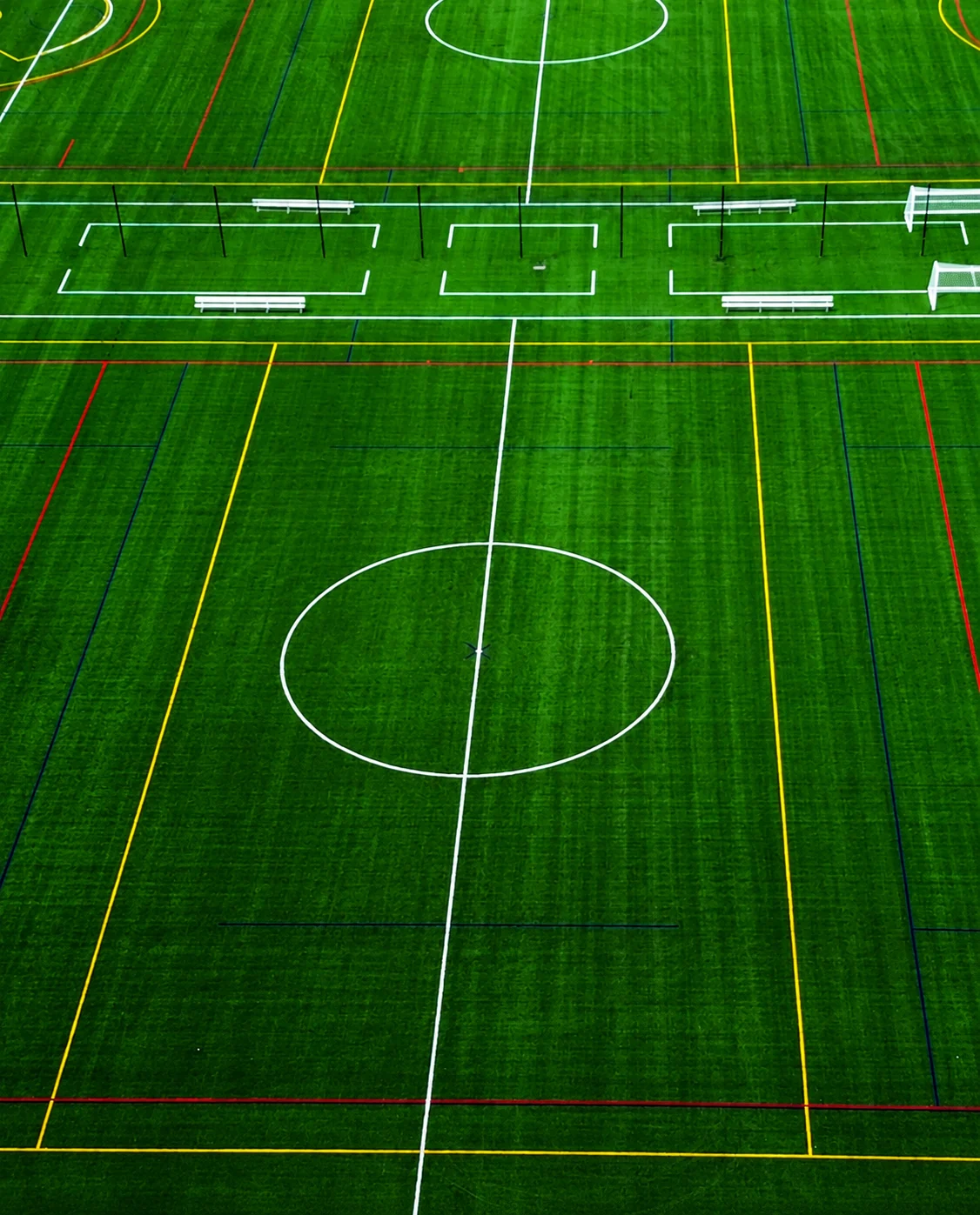 Aerial view of Lombardo Fields
